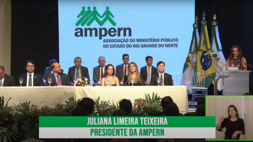 Juliana Limeira é empossada presidente da AMPERN